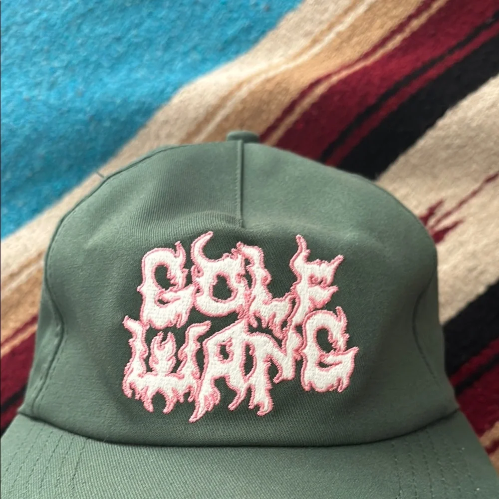 Golf Wang green cap with pink and white embroidery - Picture 5 of 7